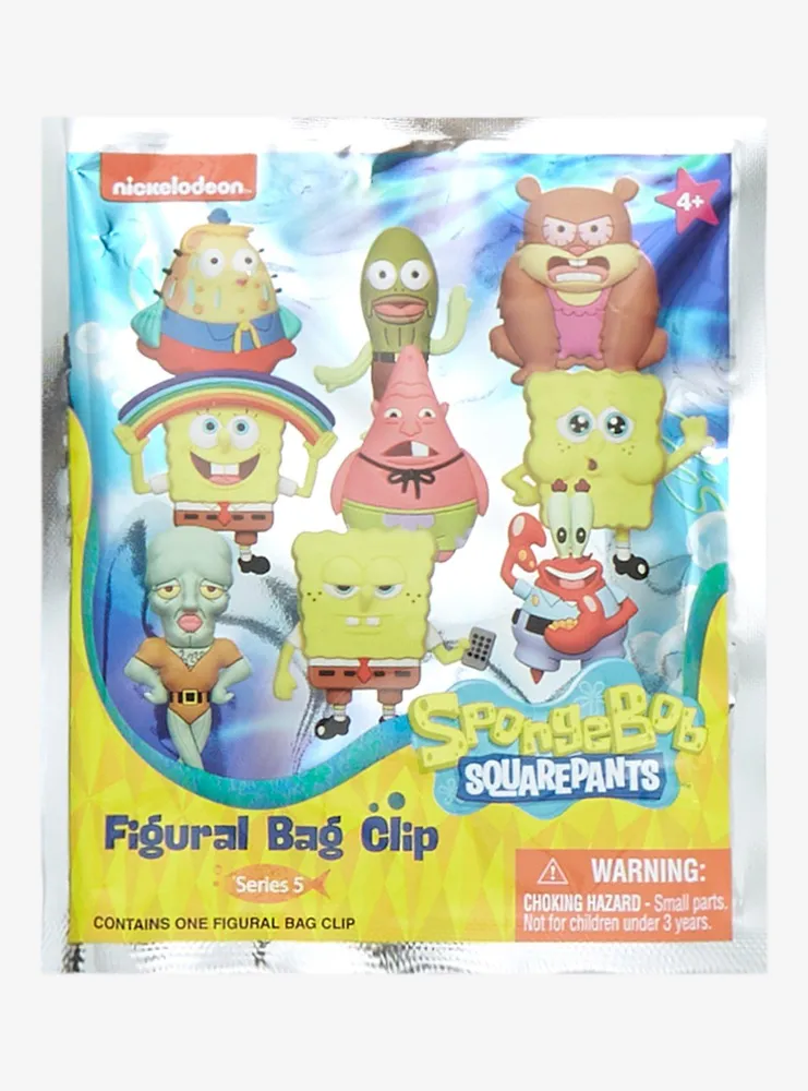 SpongeBob SquarePants Characters Series 5 Blind Bag Figural Bag Clips