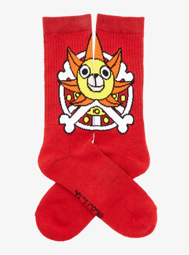 One Piece Thousand Sunny Crew Socks - BoxLunch Exclusive