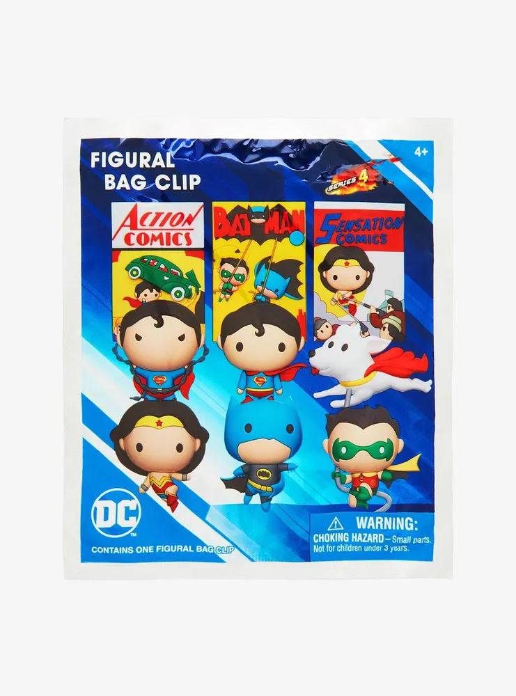 DC Comics Superheroes Series 4 Blind Bag Figural Bag Clip