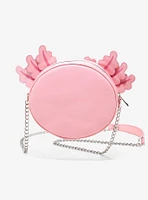 Pink Axolotl Sakura Crossbody Bag