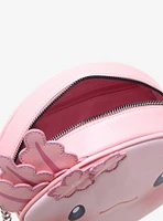 Pink Axolotl Sakura Crossbody Bag