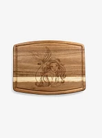 Disney The Little Mermaid Ovale Acacia Cutting Board