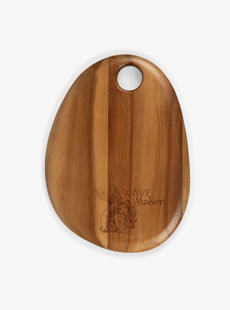 Disney The Little Mermaid Pebble Shaped Acacia Serving Board