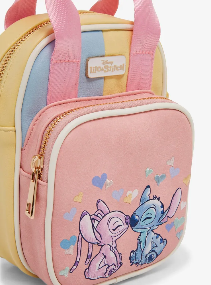 Disney Lilo & Stitch Multicolored Stitch & Angel Crossbody Bag - BoxLunch Exclusive