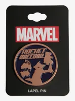 Marvel Guardians of the Galaxy Rocket Raccoon Circular Enamel Pin - BoxLunch Exclusive