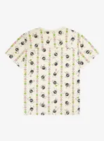 Studio Ghibli Spirited Away Soot Sprites Linear Allover Print T-Shirt