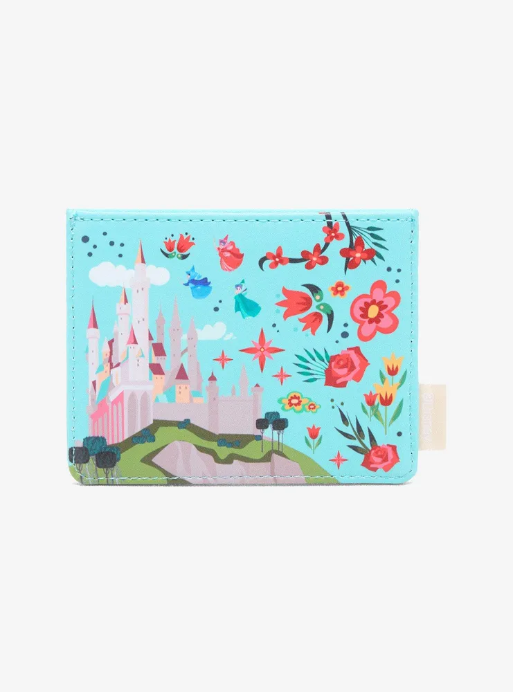 Loungefly Disney Sleeping Beauty Floral Aurora Cardholder - BoxLunch Exclusive