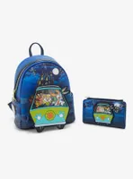 Loungefly Warner Brothers 100th Anniversary Scooby Doo & Looney Tunes Mystery Machine Glow-in-The-Dark Wallet