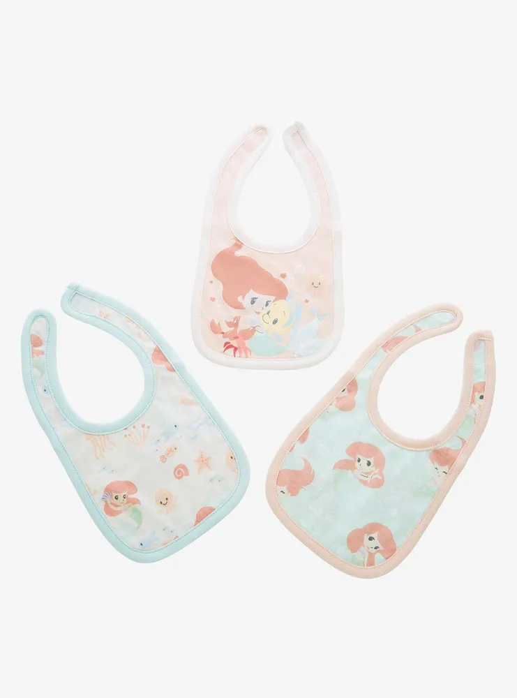 Disney The Little Mermaid Ariel and Flounder Bib Set - BoxLunch Exclusive