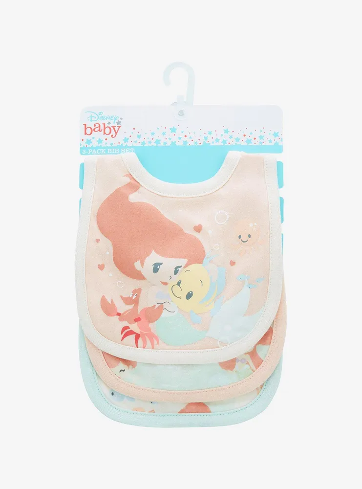 Disney The Little Mermaid Ariel and Flounder Bib Set - BoxLunch Exclusive