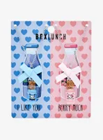 Strawberry & Blueberry Milk Bestie Necklace Set - BoxLunch Exclusive