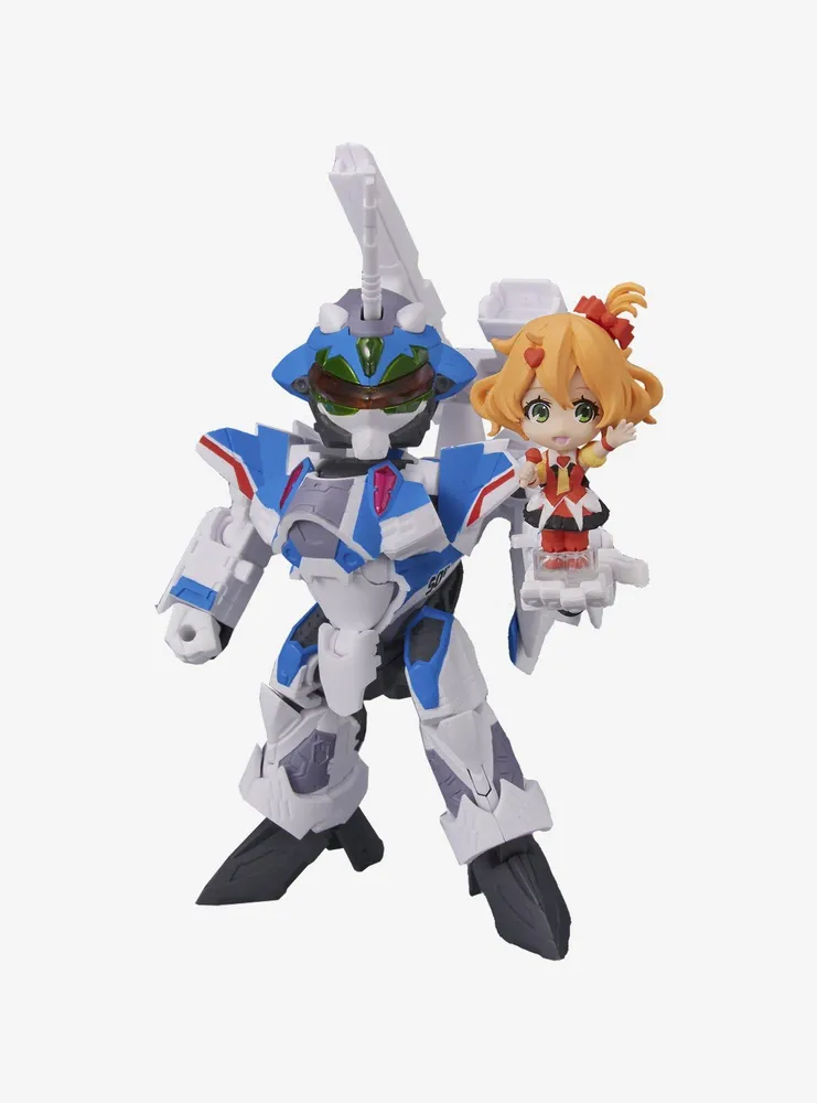 Bandai Spirits Macross Delta Tiny Session VF-31J Siegfried & Freyja Figure