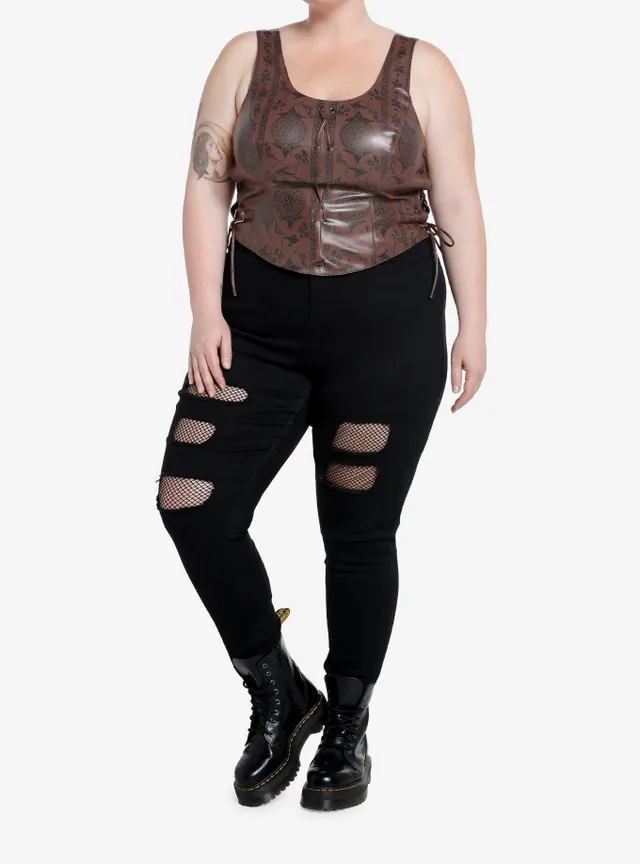 Hot Topic The Witcher Ciri Icons Lace-Up Girls Bustier Plus