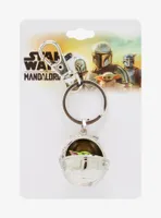 Star Wars The Mandalorian Grogu in Pram Figural Keychain