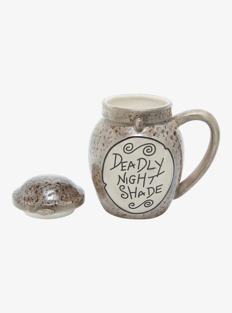 Disney The Nightmare Before Christmas 30th Anniversary Deadly Nightshade Figural Mug with Lid