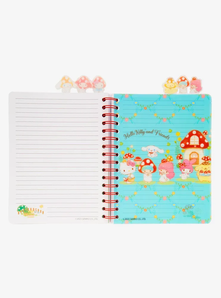 Sanrio Hello Kitty and Friends Mushroom Tab Journal 