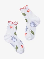 Studio Ghibli My Neighbor Totoro Contrast Stitch Ankle Socks