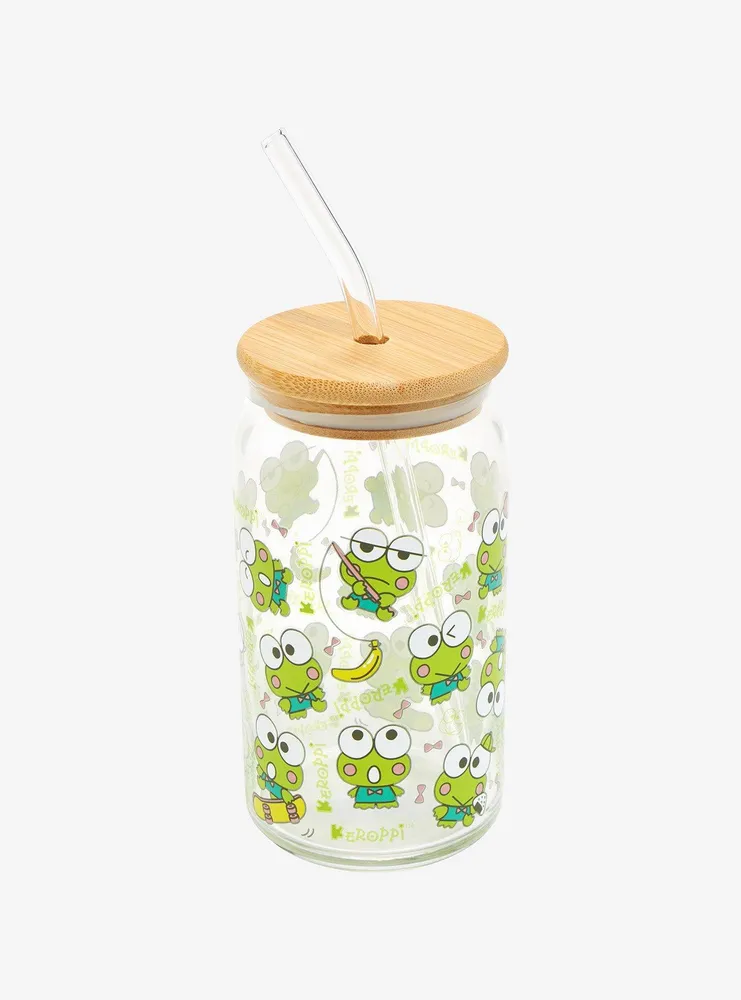 Keroppi Icons Glass Travel Cup