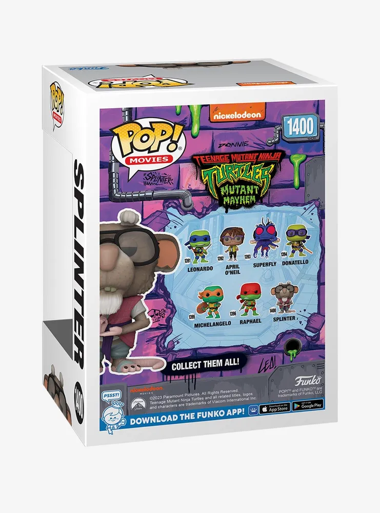 Funko Teenage Mutant Ninja Turtles: Mutant Mayhem Pop! Movies Splinter Vinyl Figure