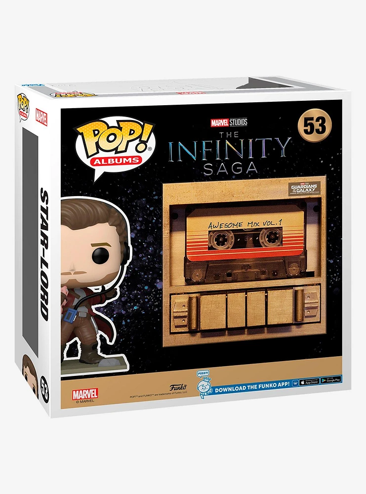 Funko Marvel Guardians Of The Galaxy Pop! Albums Star-Lord Vinyl Figure