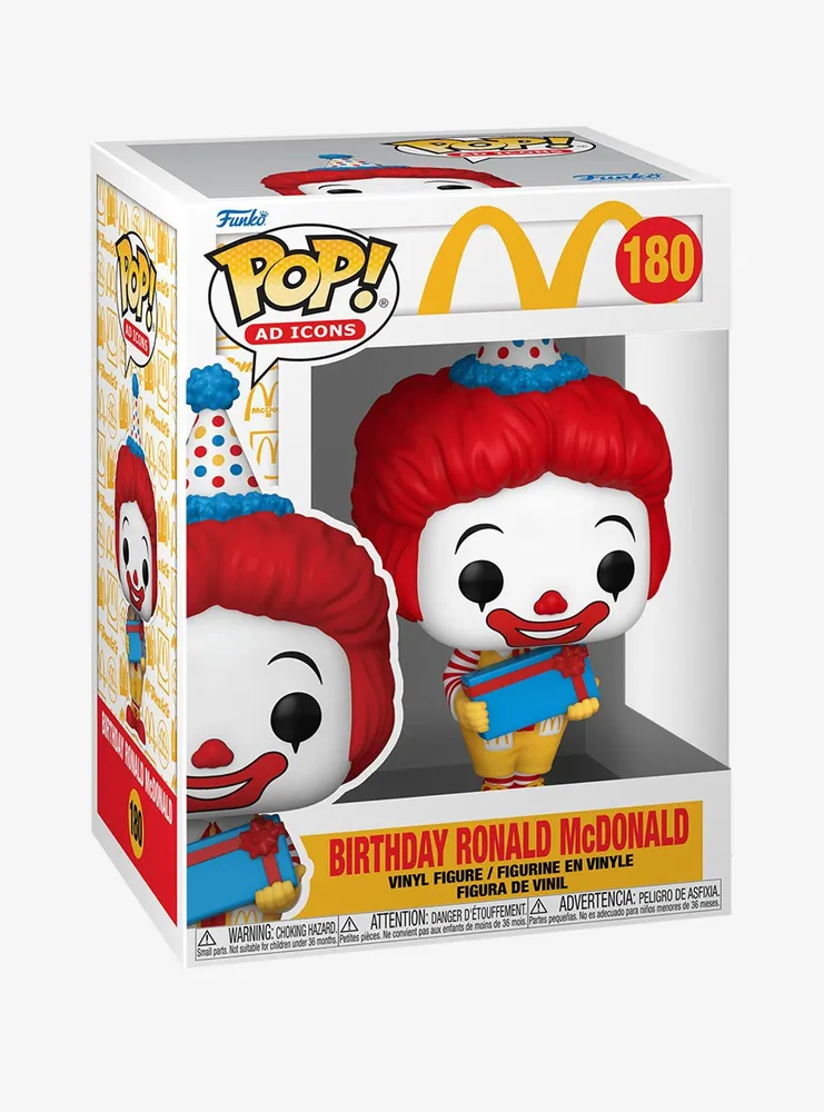 Funko McDonald's Pop! Ad Icons Birthday Ronald McDonald Vinyl Figure