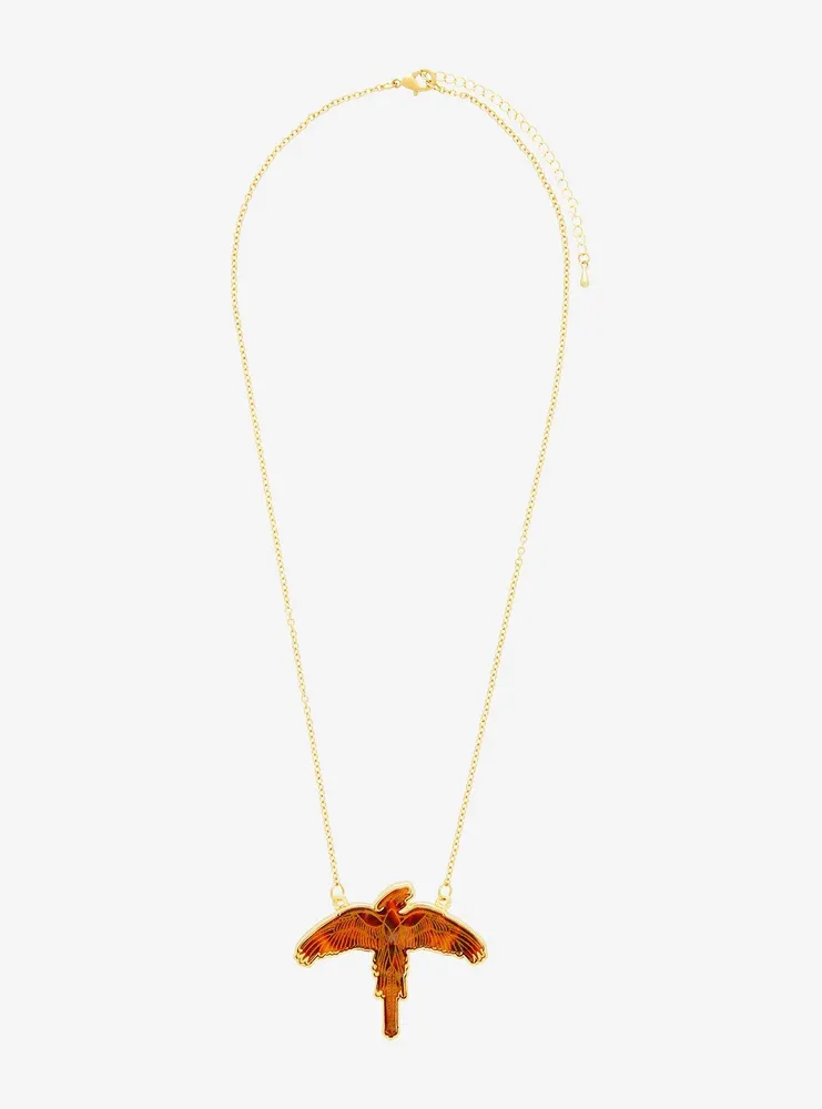 Harry Potter Fawkes Pendant Necklace - BoxLunch Exclusive