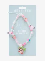 Strawberry Axolotl Beaded Phone Wristlet - BoxLunch Exclusive