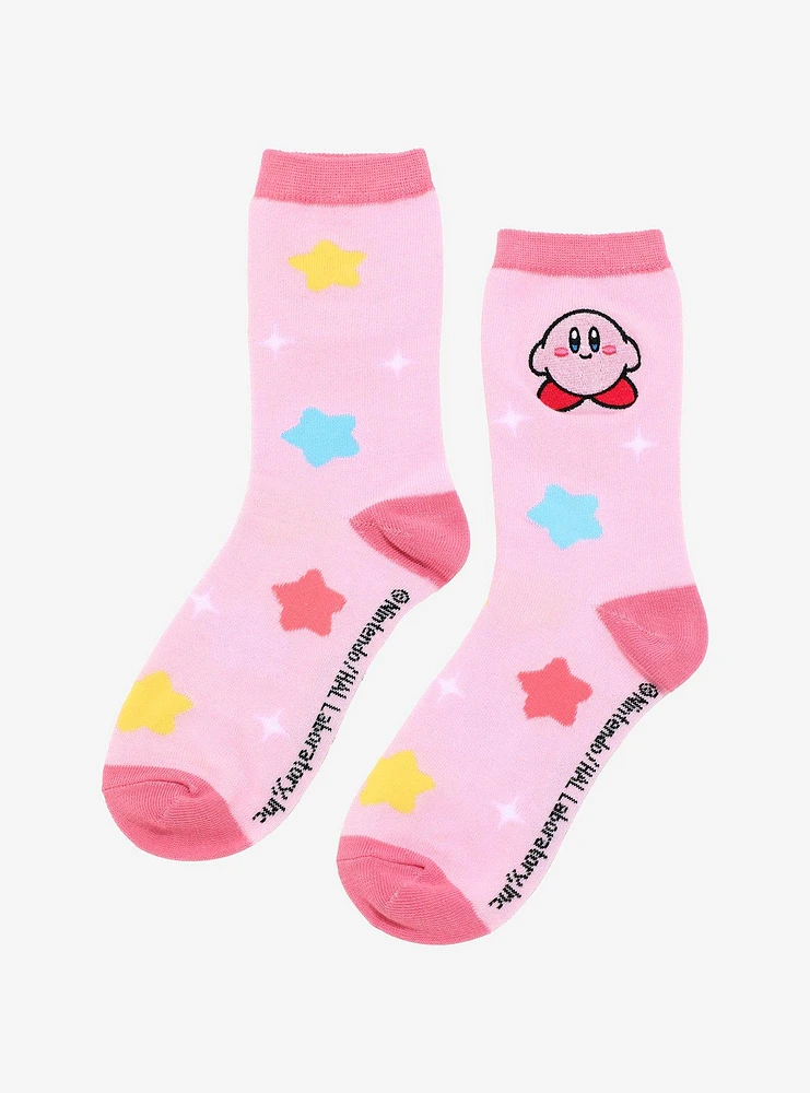 Kirby Stars Crew Socks