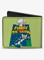 Animaniacs Pinky And The Brain Pose Bifold Wallet