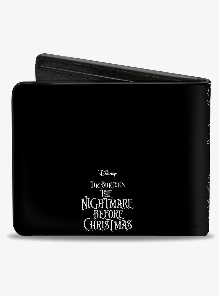 The Nightmare Before Christmas Character Doodles Bifold Wallet