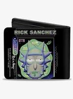 Rick And Morty Rick Sanchez Drooling Face Bifold Wallet