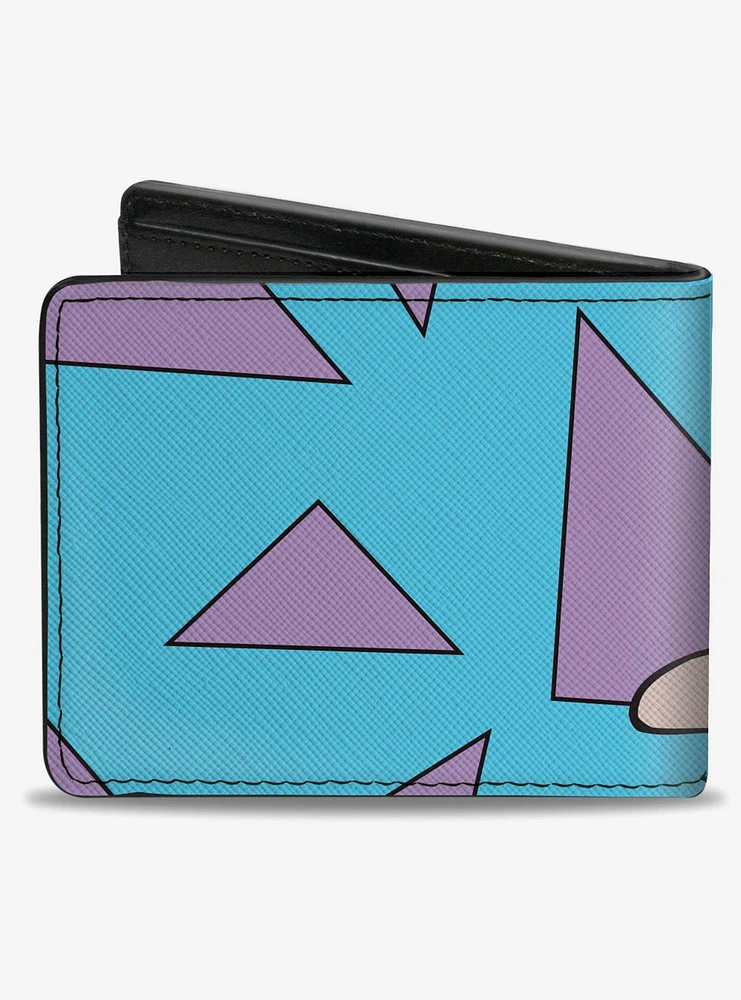 Rocko's Modern Life Rocko Waving Pose And Triangle Bifold Wallet