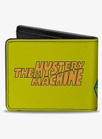 Scooby-Doo! Group Driving Mystery Machine Front Pose And Text Bifold Wallet