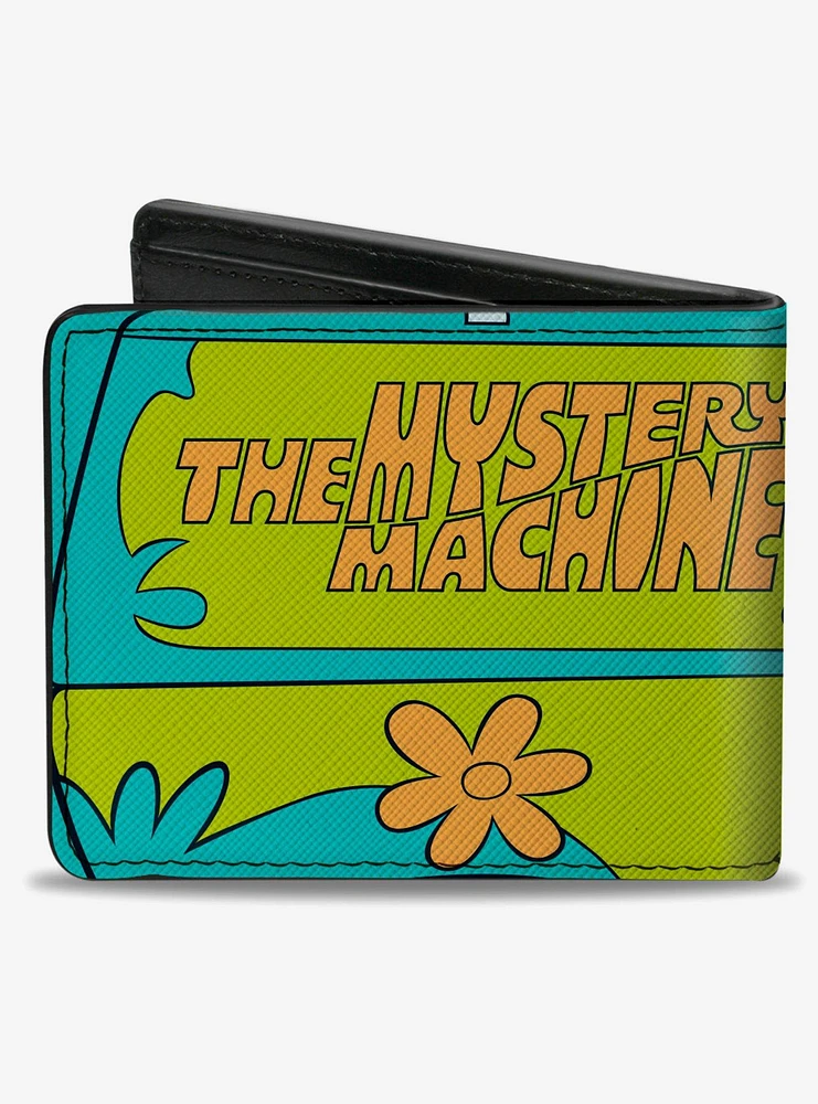 Scooby-Doo! Group Driving Mystery Machine Side Pose Bifold Wallet