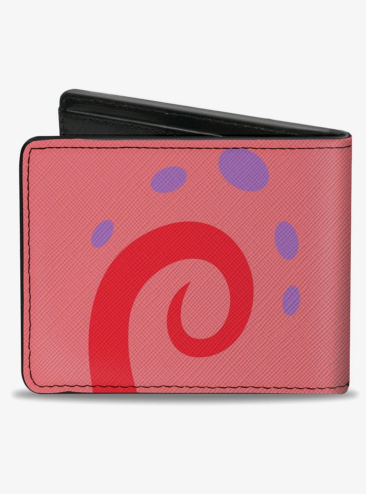 Spongebob Squarepants Gary The Snail Character Close Up Bifold Wallet