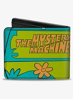 Scooby-Doo! Group Driving Mystery Machine Side Pose Bifold Wallet