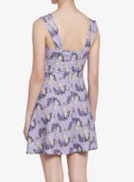 Disney Tangled Rapunzel Floral Lace-Up Dress