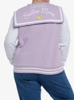 Pretty Guardian Sailor Moon Embroidered Girls Varsity Jacket Plus