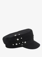 Star Stud Cabbie Hat