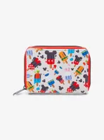 Loungefly Disney Mickey Mouse & Friends Popsicle Mini Zipper Wallet