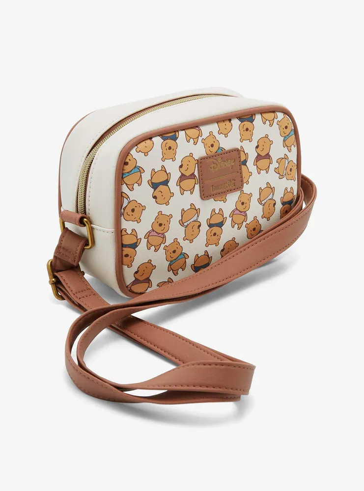 Loungefly Disney Winnie The Pooh Chibi Muted Colors Camera Crossbody Bag