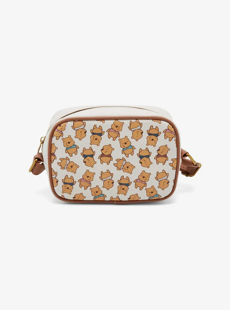 Loungefly Disney Winnie The Pooh Chibi Muted Colors Camera Crossbody Bag