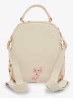 Axolotl & Snacks Allover Print Convertible Crossbody Bag - BoxLunch Exclusive