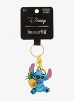 Loungefly Disney Lilo & Stitch Pineapple Stitch Figural Keychain - BoxLunch Exclusive