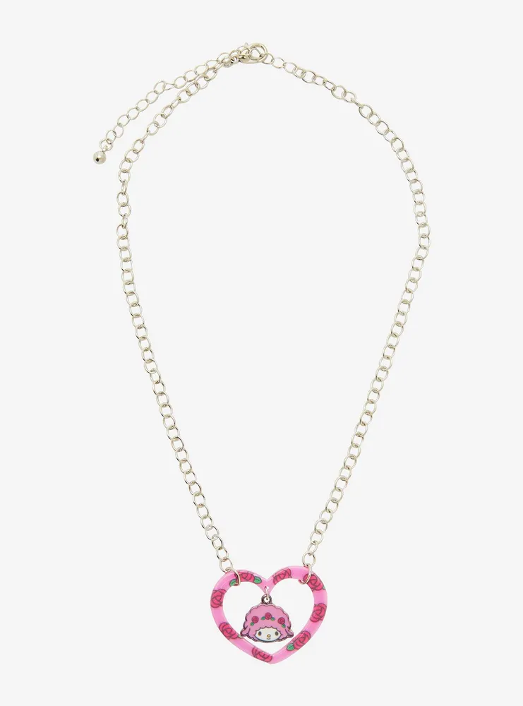 My Sweet Piano Rose Heart Choker