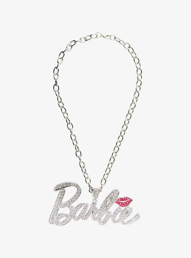 Hot Topic Barbie Bling Nameplate Necklace