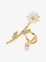 Disney Winnie The Pooh Jeweled Flower Claw Clip