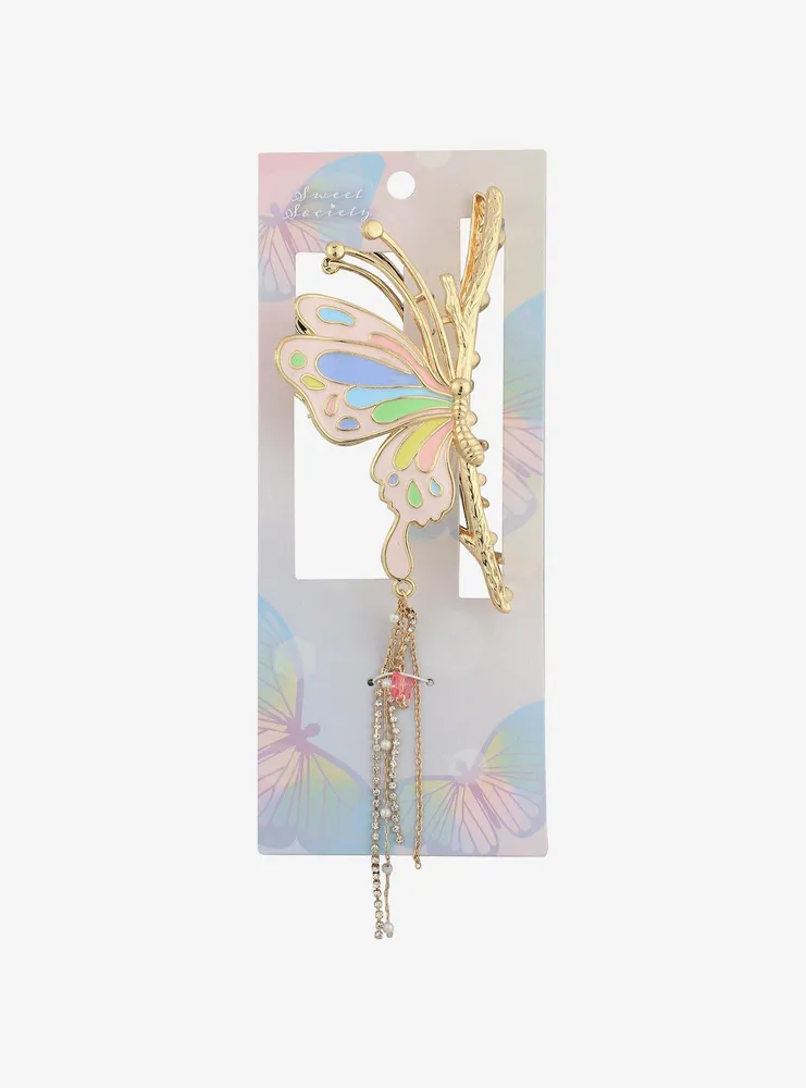 Sweet Society Pastel Butterfly Claw Hair Clip