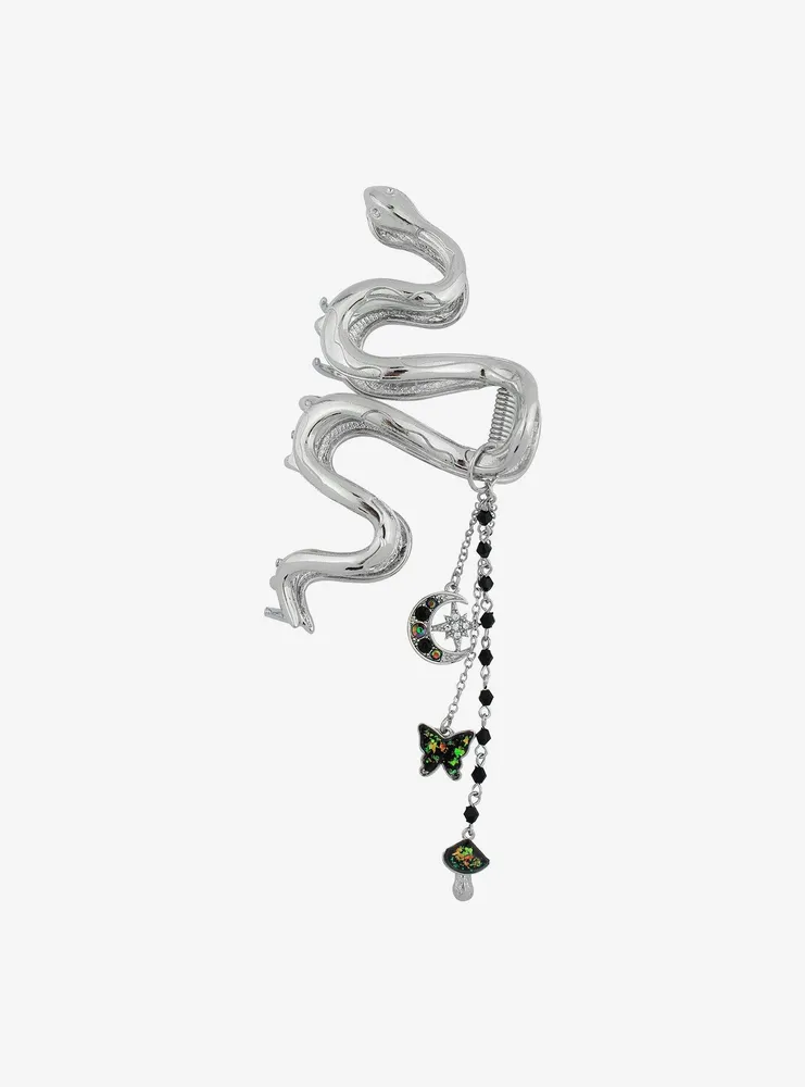 Cosmic Aura Snake Charm Claw Hair Clip