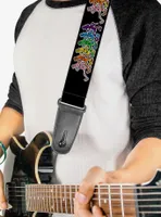 Grateful Dead Dancing Skeletons Guitar Strap